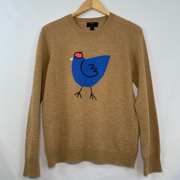 J. Crew Sweaters - J. Crew cashmere crewneck French hen sweater